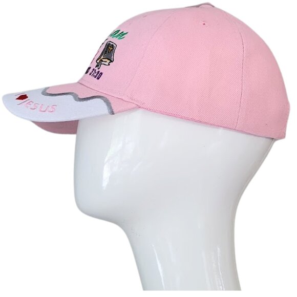 WOMEN OF FAITH Pink Embroidered Christian Ball Cap - New With Tags Women's OS - Picture 5 of 7